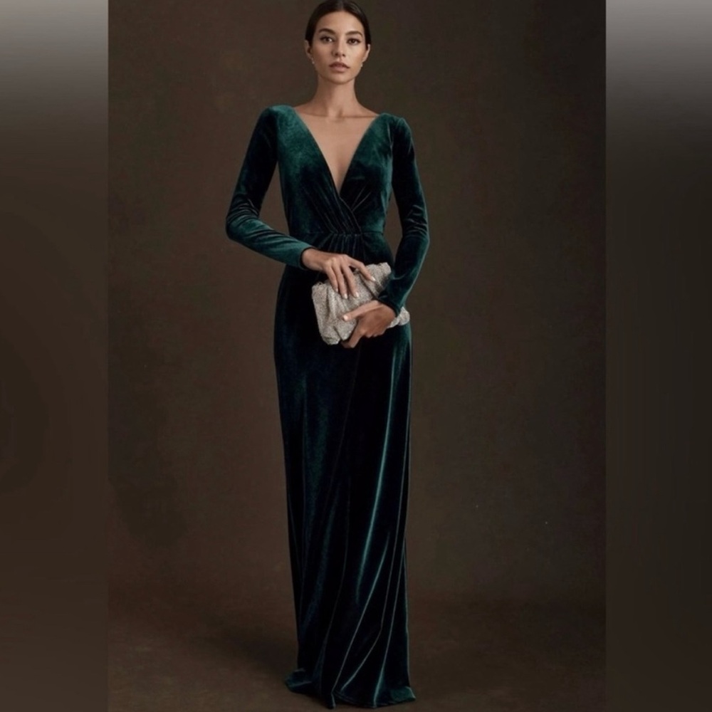 Jenny Yoo Ryland Emerald Green Size 2